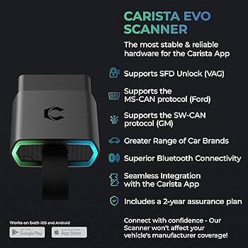 Amazon.com: Carista EVO - Bluetooth OBD2 Scanner - Car Diagnostic